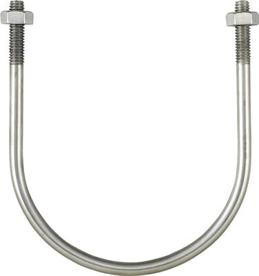 TRUSCO SGP用Uボルト SUS304 呼び径40A ねじ径W3/8【TSGP-BT40A-S】(管工機材・配管支持金具)