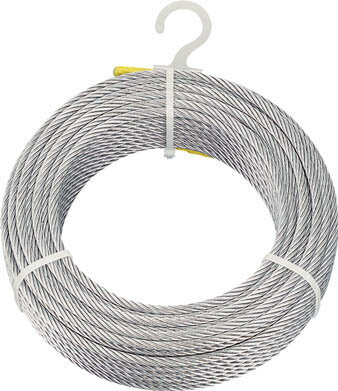 TRUSCO メッキ付ワイヤロープ Φ6mmX200m CWM6S200【送料無料】