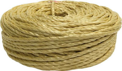 ユタカ PSロープ ワラ縄色 5mmx100m M215WR