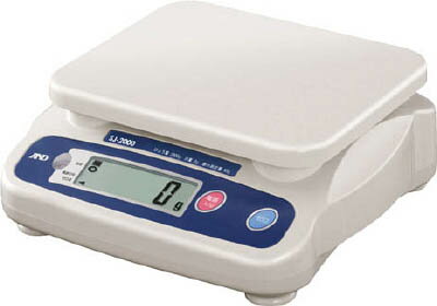 A&D デジタルハカリ ワークスケール(検定付・2区) SJ2000NA2【送料無料】