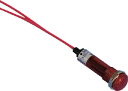 坂詰製作所 LED表示灯 DA-10ML (AC/DC100V接続) Φ10 赤 DA10MLACDC100VR(3)