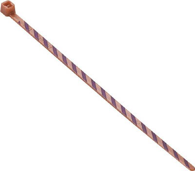 パンドウイット ストライプナイロン結束バンド 茶/紫 PLT1ML17