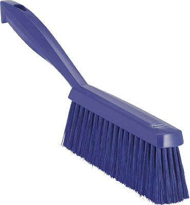 【商品詳細】●ベーカリーブラシ4587より毛が固めのハンドルブラシです。●細かいゴミの清掃に。●色:パープル●縦(mm):325●横(mm):30●厚み(mm):64●毛丈(mm):50●耐熱温度:121℃●毛質:ミディアム●線径:0.45mm●ボディー部:ポリプロピレン(PP)●フィラメント:ポリエステル●ブラシの毛を機械や道具類に挟まないよう注意してください。【送料について】北海道、沖縄、離島は送料を頂きます。