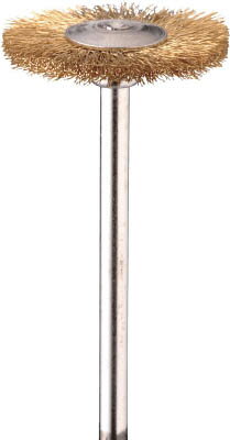 ミニモ 金属ブラシ ホイール 真鍮 φ12 (10本入) FC4041【送料無料】