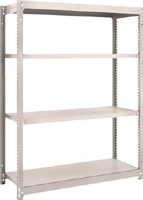 TRUSCO M1.5型軽中量棚 1160X445XH1500 4段 単体 NG M1.55444【送料無料】