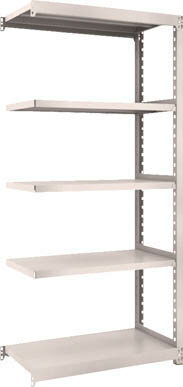 TRUSCO M2型軽中量棚 860X450XH1800 5段 連結 NG M26345B【送料無料】