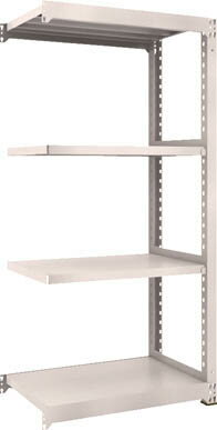 TRUSCO M5型中量棚 900X471XH1800 4段 連結 NG M56354B【送料無料】