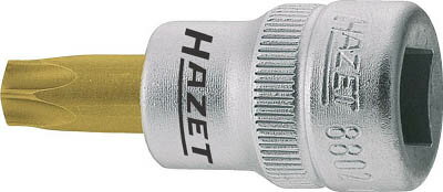 【商品詳細】●HAZETの代名詞とも言われるヘキサゴンソケットの生産技術を踏襲したトルクス[[(R)]]ソケットです。●ソケット部とブレードに適した素材を使い分けることで、強度とねばりの絶妙のバランスを実現し、チタンコーティングで耐摩耗性を上げています。●ショートブレードです。●ソケット周囲に施したローレット加工により、手回し時の油などにのよる滑りを軽減します。●産業機械・自動車・オートバイなど。●呼びNo.:T25●先端寸法(mm):4.43●差込角(mm):9.5●全長(mm):43.5【送料について】北海道、沖縄、離島は送料を頂きます。