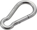 TRUSCO ステンレススナップフック B型 線径Φ10X開口14mm【TSF-10B】(建築金物・工場用間仕切り・荷役金具)