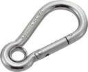 TRUSCO ステンレススナップフック A型 線径Φ5X開口7mm【TSF-5A】(建築金物・工場用間仕切り・荷役金具)