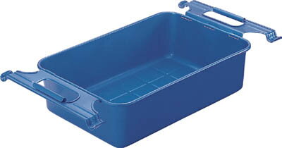 TRUSCO 取手付パーツBOX 有効内寸307X201X94 ブルー【M-8 B】(ボトル・容器・スチール容器)(4)