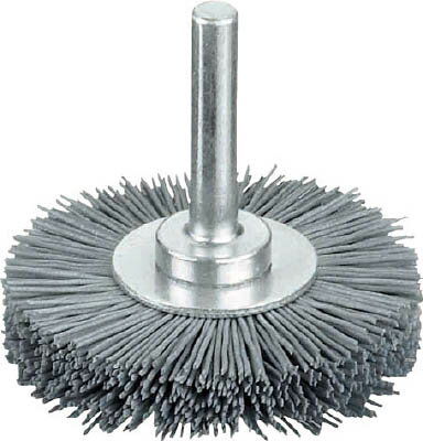 LESSMANN 軸付ホイルブラシ 砥粒入ナイロン線 1.1 #120 φ80 418842【送料無料】