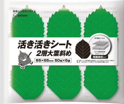 Kitchen Paper - ユニ・チャーム Gフレッシュマスター活キ活キシート 2層大葉斜メ 47761