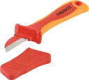 TRUSCO 絶縁電工ナイフ(プラスチックコーティングタイプ) 200mm TZEN200C(4)