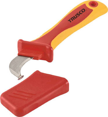 TRUSCO 絶縁電工ナイフ(鎌形刃タイプ) 180mm TZEN200E【送料無料】