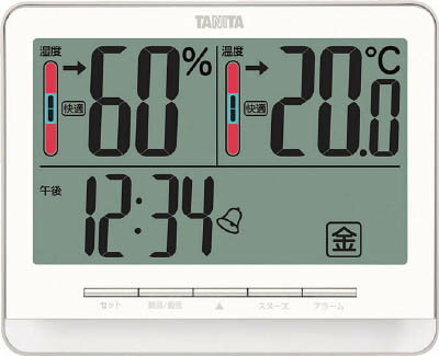 TANITAデジタル温湿度計TT‐538‐BKTT538BK
