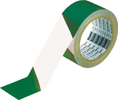 TRUSCO トララインテープ 緑白 50mm×25m TLT50EAGW