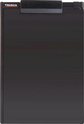 TRUSCO ペンホルダー付クリップボード A4縦 黒 TCBA4EBK