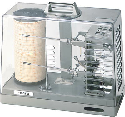 Thermometers - 佐藤 シグマ2型温湿度記録計【7210-00】(計測機器・温度計・湿度計)【送料無料】