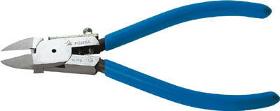 フジ矢 プラスチックニッパ （ストレート刃）150mm【90PS-150】(ペンチ・ニッパ・ニッパプラスチック用)