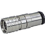 【メーカー型番】CPSE3-4【JANコード】【ブランド】ピスコ【特徴】●一般空気圧配管用のワンタッチ継手内蔵型カップリングで、他社のカップリングと互換性があります。●ソケットは、プラグを抜くとエアーが止まるストップ機構内蔵型です。●片手操作で着脱できます。【用途】【仕様】●適合チューブ外径D(mm):4●質量(g):9●適合プラグ:ライトカップリングE3タイプ●使用流体:空気、水●使用温度範囲:0〜60℃(凍結なきこと)●使用圧力:0.9MPa【材質／仕上】●本体:黄銅+無電解ニッケルメッキ●シールゴム:ニトリルゴム（NBR）【セット内容／付属品】【注意】【原産国】日本【送料について】北海道、沖縄、離島は送料を頂きます。