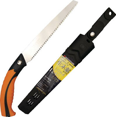 【商品詳細】●生木専用タイプです。生木全般（枝木・樹木・果樹）に使用できます。特に太枝切りに最適です。●生木剪定用●全長(mm):410●刃長(mm):240●刃ピッチ(mm):2.7〜3.6●刃幅(mm):35●替刃:R734●切断能力(mm):240●衝撃焼入れ●無電解ニッケルメッキ●アサリあり●刃：SK材●柄：ポリプロピレン・エラストマ樹脂【送料について】北海道、沖縄、離島は送料を頂きます。