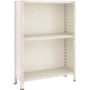 TRUSCO 軽量棚背板・側板付 875X300X1200 3段 ネオグレ 43V23【送料無料】