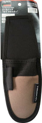 TRUSCO ツールバッグナイフホルダー 一丁差し・ペン差し一本 ブラック色 TTH220BK
