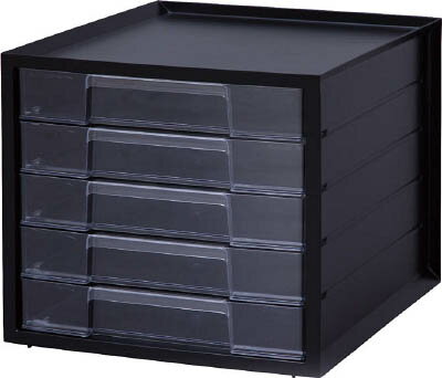 IRIS レターケース LCJ－5M－BK 5段 ブラック LCJ5MBK