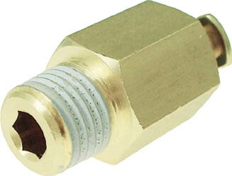 チヨダ タッチコネクターニップルコネクター（金属）【CKN-12-03】(流体継手・チューブ・チューブ継手)