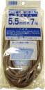 Dio 網押えゴム7m巻 太さ5.5mm グレイ 211314
