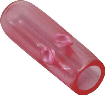 ニチフ ENDキャップ リングスリーブ用絶縁キャップ 小 赤透 ENDVSRCL