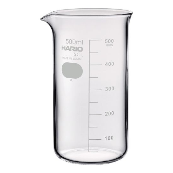 HARIO トールビーカー 目安目盛付 500ml TB500SCI