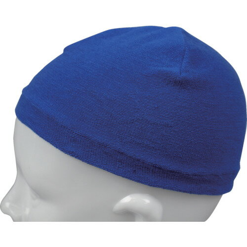 福徳 抗菌防臭ヘルニットキャップ ブルー 1817BLU