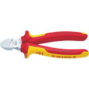KNIPEX 絶縁1000V斜ニッパー 160mm 7026160【送料無料】