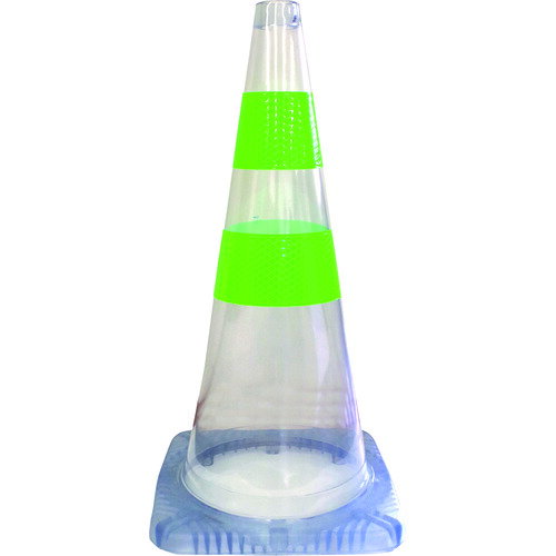 グリーンクロス まる見えコーン 緑反射 1105230101【送料無料】