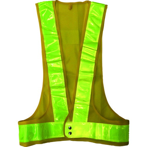 ミズケイ 安全ベスト/70mmタイプキングサイズ(黄/黄) 5917626