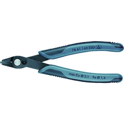 KNIPEX エレクトロニクス スーパーニッパー 140mm 7861140ESD【送料無料】