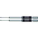 ベッセル 剛彩ビット 精密タイプ 2本組 (片頭) +0×100mm GS160100
