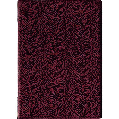 OP メニューファイル レザー調 A4 4頁 茶 MN150BR