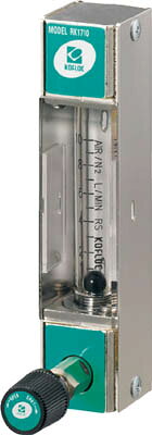 【メーカー型番】RK1710-H2O-500ML/MIN【JANコード】4562207470070【ブランド】コフロック 【特徴】●金属製ブロック・ニードルバルブ付構造でありながらコンパクトでローコストな流量計です。●優れた流量調整性でなめらかな流量調整が可能です。【用途】●機器組み込み用に。●ガスパージ計測用に。【仕様】●最大流量(ml/min):500●質量(g):250●精度:FS±10%●有効目盛:10:1●接続サイズ:Rc1/8●耐圧保証:0.5MPa●耐熱温度:60℃●対象流体:水([[水]])【材質／仕上】●本体:真鍮●パッキン:ニトリルゴム（NBR）【セット内容／付属品】【注意】【原産国】日本【送料について】北海道、沖縄、離島は送料を頂きます。