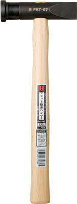 OH フラット板金ハンマー小口径（縦ナラシ）＃3／4【FBTS-07】(ハンマー・刻印・ポンチ・板金ハンマー)..