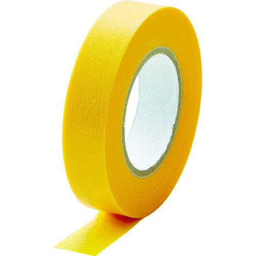 【商品詳細】●建築・塗装用のマスキングテープです。●弱粘着でのり残りがしにくく、保持力が強いです。●建築塗装用。●色：黄●幅(mm)：12●長さ(m)：18●厚さ(mm)：0.085●粘着力(N/mm)：1.15N●引張強度(N/mm)：33.5N●粘着力：1.15N/10mm●引張強度：33.5N/10mm材質/仕上●基材：和紙●粘着剤：アクリル系原産国日本JANコード4989999571011【送料について】北海道、沖縄、離島は送料を頂きます。