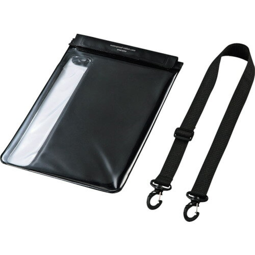 SANWA タブレット防水防塵ケース PDATABWPST10BK