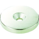 TRUSCO トラスコ ネオジム丸径磁石 皿ネジ穴付 外径8mm×8mm M2 1個入り T08R08M2