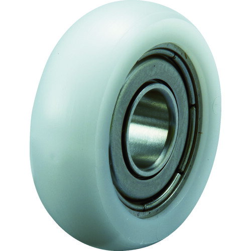 TRUSCO トラスコ 樹脂ベアリング Eシリーズ フラットタイプ軸穴 外径25mm TEFH2506