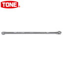 TONE トネ 超ロングめがねレンチ ストレート・6角 M05V-0810 レンチ スパナ プーラー 手作業工具 めがねレンチ 工具(4)