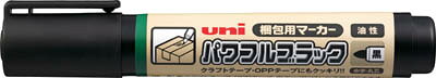 【メーカー型番】PTNMK24【JANコード】4902778107249【ブランド】uni【特徴】●クラフトテープ、OPPテープ、布テープにもはじかず筆記可能です。●透明素材に書いてもハッキリ分かるクッキリとした黒さです。●こすれても落ちにくい新開発の特殊添加剤配合油性顔料を使用しています。●グリーン購入法適合商品です。●ELV規制に対応しています。【用途】【仕様】●軸径×厚さ×全長(mm):19×22.3×125.7●質量(g):20.9●色:黒●文字サイズ:中字●タイプ:丸芯●手で切断可能●RoHS指令【材質／仕上】●軸材質:再生ポリプロピレン●油性顔料インク【セット内容／付属品】【注意】【原産国】日本【送料について】北海道、沖縄、離島は送料を頂きます。