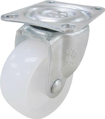 ユーエイ プレート式ナイロンキャスター自在75径【G-75NZ】(キャスター・プレート式ナイロン車)