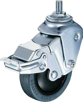 ハンマー クッションねじ式自在SP付ゴム車M12XP1．75線径2．6mm【935BEA-FR100-M12-26-BAR01】【送料無料】